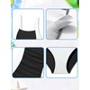 image:imageIDOPIP Girls One Piece Swimsuit for Kids 716 Years Teen Girl Bathing Suit Ruched Color Block Swimwear Tummy Control SwimsuitBlack