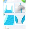 image:imageIDOPIP Girls One Piece Swimsuit for Kids 716 Years Teen Girl Bathing Suit Ruched Color Block Swimwear Tummy Control SwimsuitBlue