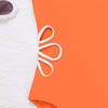 image:imageIDOPIP Girls One Piece Swimsuit with Beach Cover up Skirt 2 Piece Bathing Suit Adjustable Straps Swimwear Sets for Kids 716YOrange