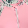 image:imageIDOPIP Girls Rash Guard Swimsuit 2 Piece Long Sleeve Bathing Suit for Kids UV Sun Protection Swimwear Set with Shorts 714YPink