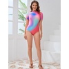 image:imageIDOPIP Muslim Burkini Swimsuit for Women Modest Islamic Swimwear with Beach Skirt  Cover up Sarong  Pants 4PCS Bathing SuitTiedye
