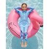 image:imageIDOPIP Muslim Swimsuits for Girls Kids Islamic Swimwear Burkini Full Long Sleeve Rash Guard Top Pants Modest Bathing Suit SetBlue 3pcs