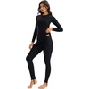 image:imageIDOPIP Muslim Swimsuits for Women Modest Burkini Swimsuit Islamic Arabic Swimwear Full Coverage Hijab Top Pants Bathing SuitsBlack