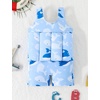 image:imageIDOPIP Toddler Floatation Swimsuit Swim Vest for Baby Boy Girls Float Suit with Buoyancy Floating Swimwear Bathing Suit 6M3TBlue Whale
