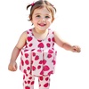 image:imageIDOPIP Toddler Floatation Swimsuit Swim Vest for Baby Boy Girls Float Suit with Buoyancy Floating Swimwear Bathing Suit 6M3TPink Strawberry