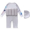 image:imageIDOPIP Toddler Kid Boy Floatation Swimsuit with Adjustable Buoyancy Baby Float Suit Swim Vest One Piece Swimsuit Bathing SuitGray Planet