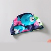 image:imageIDOPIP Toddler Kids Baby Boys Girls One Piece Swimsuit Rash Guard with Sun Hat Two Piece Bathing Suit UPF 50 Sun ProtectionNavy Blue  Colorful Fish  Hat
