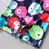 image:imageIDOPIP Toddler Kids Baby Boys Girls One Piece Swimsuit Rash Guard with Sun Hat Two Piece Bathing Suit UPF 50 Sun ProtectionNavy Blue  Colorful Fish  Hat