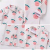 image:imageIDOPIP Toddler Kids Baby Boys Girls One Piece Swimsuit Rash Guard with Sun Hat Two Piece Bathing Suit UPF 50 Sun ProtectionWhite Apple  Hat