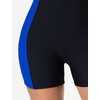 image:imageIDOPIP Women Rash Guard One Piece Swimsuit Bathing Suit Short Sleeve Zipper Rashguard UPF 50 Sun Protection Modest SwimwearBlack  Blue