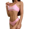image:imageIDOPIP Women Sexy Lingerie Set Come Here Daddy Bra with Panty Set Anime Cosplay Underwear Sleepwear 2PCS Bikini Bathing SuitPink