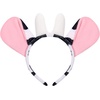 image:imageIDOPIP Women Sexy Milk Cow Maid Lingerie Set Anime Lolita Cosplay Mini Bikini Bra Underwear Nightwear Fancy Dress up Costume002 White Cow Maid Bikini Set