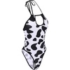 image:imageIDOPIP Women Sexy Milk Cow Maid Lingerie Set Anime Lolita Cosplay Mini Bikini Bra Underwear Nightwear Fancy Dress up Costume003 White Cow Bodysuit Set