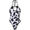 image:imageIDOPIP Women Sexy Milk Cow Maid Lingerie Set Anime Lolita Cosplay Mini Bikini Bra Underwear Nightwear Fancy Dress up Costume003 White Cow Bodysuit Set