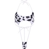 image:imageIDOPIP Women Sexy Milk Cow Maid Lingerie Set Anime Lolita Cosplay Mini Bikini Bra Underwear Nightwear Fancy Dress up Costume004 White Cow Bikini Set