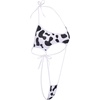 image:imageIDOPIP Women Sexy Milk Cow Maid Lingerie Set Anime Lolita Cosplay Mini Bikini Bra Underwear Nightwear Fancy Dress up Costume004 White Cow Bikini Set