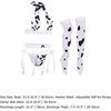 image:imageIDOPIP Women Sexy Milk Cow Maid Lingerie Set Anime Lolita Cosplay Mini Bikini Bra Underwear Nightwear Fancy Dress up Costume009 White Cow Bikini Set  Stockings
