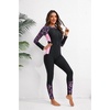 image:imageIDOPIP Womens Full Body Rash Guard One Piece Swimsuits Zip Front UPF50 Long Sleeve Modest Bathing Suit Surfing SwimwearPink