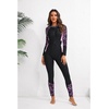 image:imageIDOPIP Womens Full Body Rash Guard One Piece Swimsuits Zip Front UPF50 Long Sleeve Modest Bathing Suit Surfing SwimwearPink