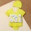 image:imageKids Baby Girls Float Suit Duck Floatation Swimsuit with Adjustable Buoyancy Bathing Swimwear Toddler One Piece Swimming Suit Summer Swim Vest Jacket Ruffle Tutu Swim Dress Yellow Duck 34T