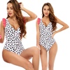 image:imageMommy and Me Swimsuits Family Swimsuits Matching Set Girls Womens One Piece Swimsuits Cover up Swimwear Bathing SuitsPink Leopard