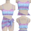 image:imageMommy and Me Swimsuits Family Swimsuits Matching Set Girls Womens One Piece Swimsuits Cover up Swimwear Bathing SuitsPurple Mermaid