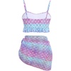 image:imageMommy and Me Swimsuits Family Swimsuits Matching Set Girls Womens One Piece Swimsuits Cover up Swimwear Bathing SuitsPurple Mermaid
