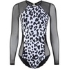 image:imageIDOPIP Family Matching Swimsuits Mommy and Me One Piece Swimsuit Tummy Control Bathing Suits Swimwear Swim Trunks Bikini SetsBlack Leopard 1pc