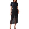 image:imageIDOPIP Muslim Burkini Swimsuit for Women Modest Islamic Swimwear with Beach Skirt  Cover up Sarong  Pants 4PCS Bathing SuitBlack