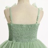 image:imageIDOPIP Toddler Girls Birthday Dress Tulle Smocked Pageant Summer Sundress  Baby Girls Tutu Dress Sleeveless Bowknot Straps Dress Casual Back to School Graduation Gown for Cake Smash Photo PartySage Green