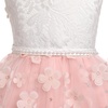 image:imageIDOPIP Toddlers Lace Flower Girl Dress VBack Bow Birthday Dress 27 YearsPink