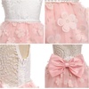 image:imageIDOPIP Toddlers Lace Flower Girl Dress VBack Bow Birthday Dress 27 YearsPink
