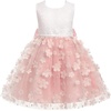 image:imageIDOPIP Toddlers Lace Flower Girl Dress VBack Bow Birthday Dress 27 YearsPink