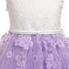image:imageIDOPIP Toddlers Lace Flower Girl Dress VBack Bow Birthday Dress 27 YearsPurple
