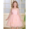 image:imageIDOPIP Toddler Baby Girls Dresses Long Puff Sleeve Pageant Mesh Tutu Dress Infant Wedding Baptism Photo Shoot Tulle DressPink  Stars