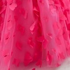 image:imageIDOPIP Flower Girl Butterfly Bowknot Tutu Dress for Kids Baby Birthday Wedding Party Dresses Toddler Pageant Tulle Gown 16THot Pink