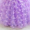 image:imageIDOPIP Flower Girl Butterfly Bowknot Tutu Dress for Kids Baby Birthday Wedding Party Dresses Toddler Pageant Tulle Gown 16TPurple