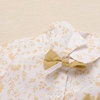 image:imageIDOPIP Toddler Baby Boys Formal Suit Gentleman Dress Shirt with Bowtie  Suspender Pants Birthday Party Wedding Clothes 9M6TKhaki