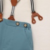 image:imageIDOPIP Toddler Baby Boys Formal Suit Gentleman Dress Shirt with Bowtie  Suspender Pants Birthday Party Wedding Clothes 9M6TPale Green