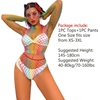 image:imageSexy Rainbow Fishnet Cover up Dress Stretchy Swimsuit for Women Fishnet Bodysuit Sheer Mesh Bodycon Lingerie SleepwearRainbow Shorts Set