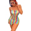 Rainbow Tube Dress