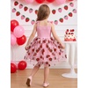 image:imageIDOPIP Toddler Baby Girl Birthday Fairy Dress Bow Headband Princess DressesPink Strawberry