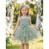 image:imageIDOPIP Toddler Baby Girl Birthday Fairy Dress Bow Headband Princess DressesSage Green