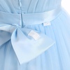 image:imageIDOPIP Toddler Flower Girl Dress Ruffle Tulle VBack Birthday Pageant GownBlue