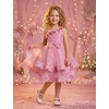 image:imageIDOPIP Toddler Sequin Flower Girl Dress for Wedding Birthday Party PageantDusty Pink