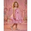 image:imageIDOPIP Toddler Sequin Flower Girl Dress for Wedding Birthday Party PageantDusty Pink