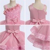 image:imageIDOPIP Toddler Sequin Flower Girl Dress for Wedding Birthday Party PageantDusty Pink