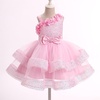 image:imageIDOPIP Toddler Sequin Flower Girl Dress for Wedding Birthday Party PageantPink
