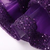 image:imageIDOPIP Toddler Sequin Flower Girl Dress for Wedding Birthday Party PageantPurple