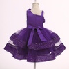 image:imageIDOPIP Toddler Sequin Flower Girl Dress for Wedding Birthday Party PageantPurple